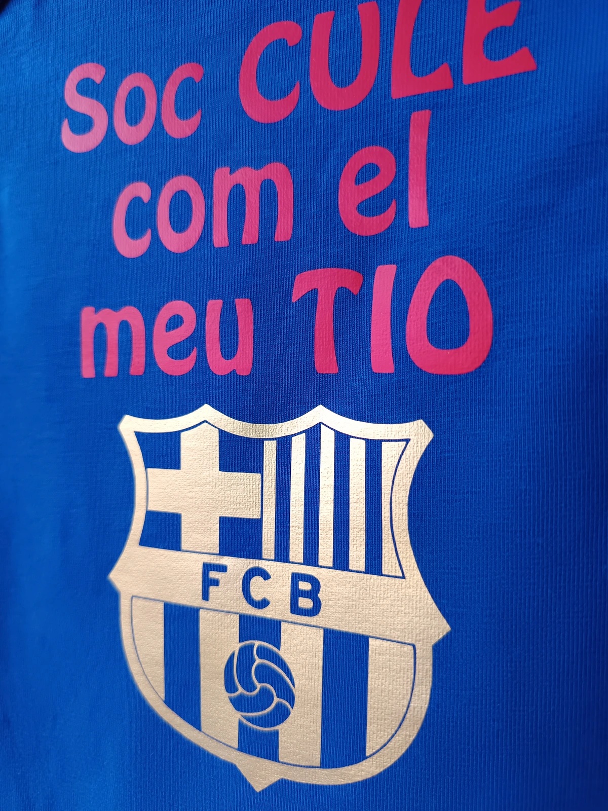 Body Manga Corta Soc cule com el meu tio