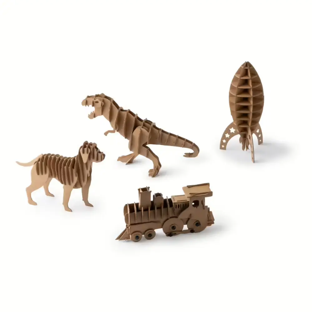 Puzzle 3D Cartón