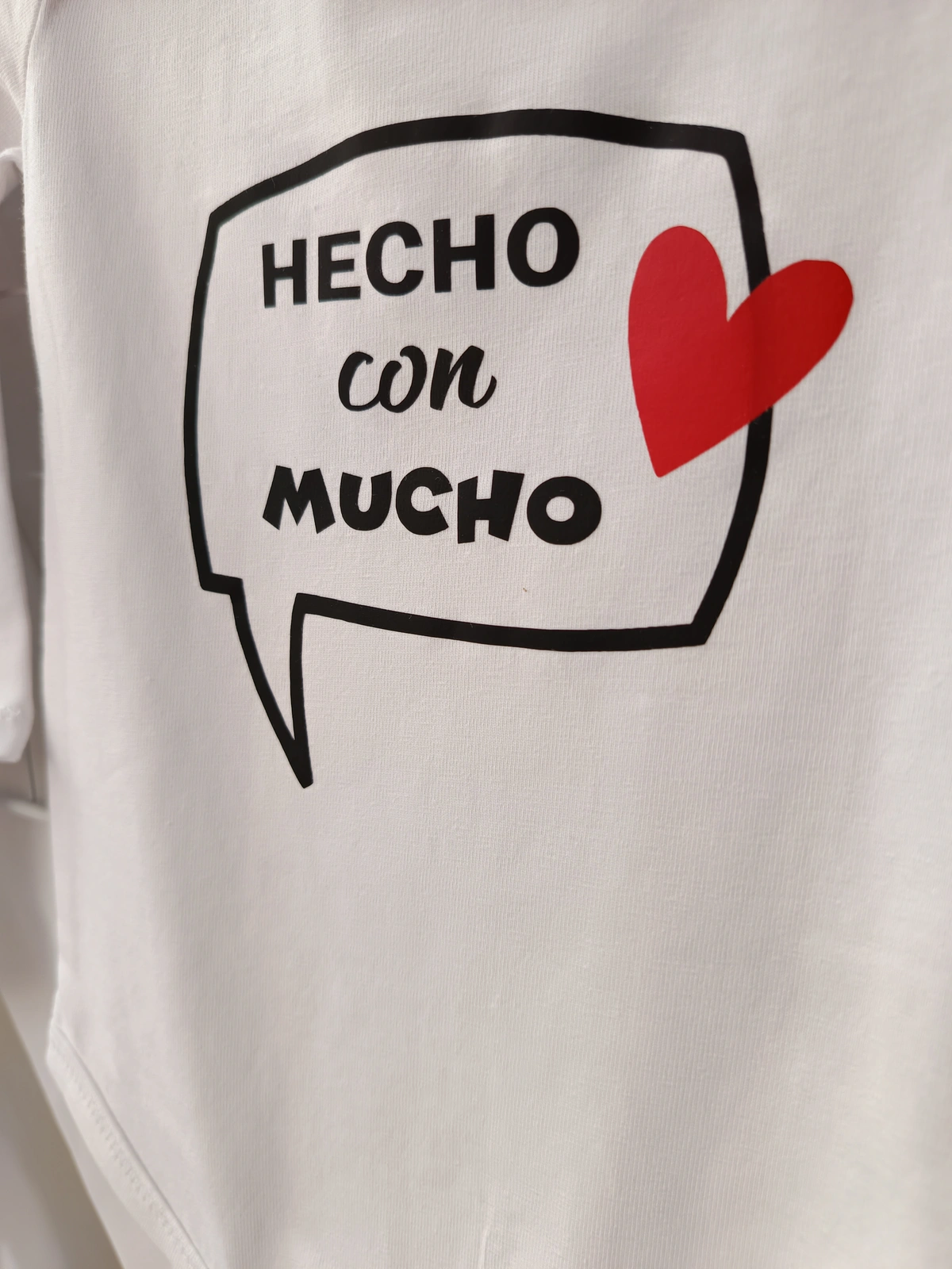 Body Manga Corta Hecho con mucho amor